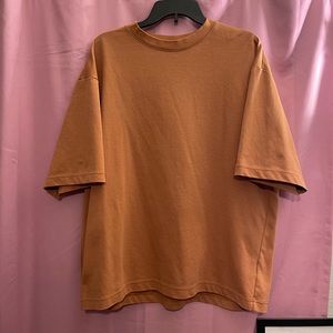 U AIRism Cotton Oversized Crew Neck T-Shirt -Unisex